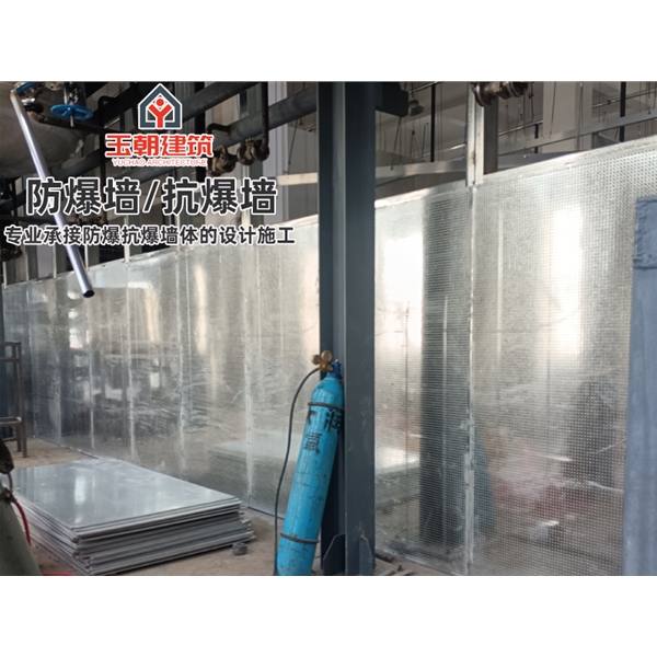 即墨纤维复合钢板抗爆墙定制 轻质防爆墙施工安装一条龙服务